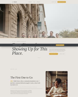 Specialist Foundation & NGO Portfolio & Case Study Website Template