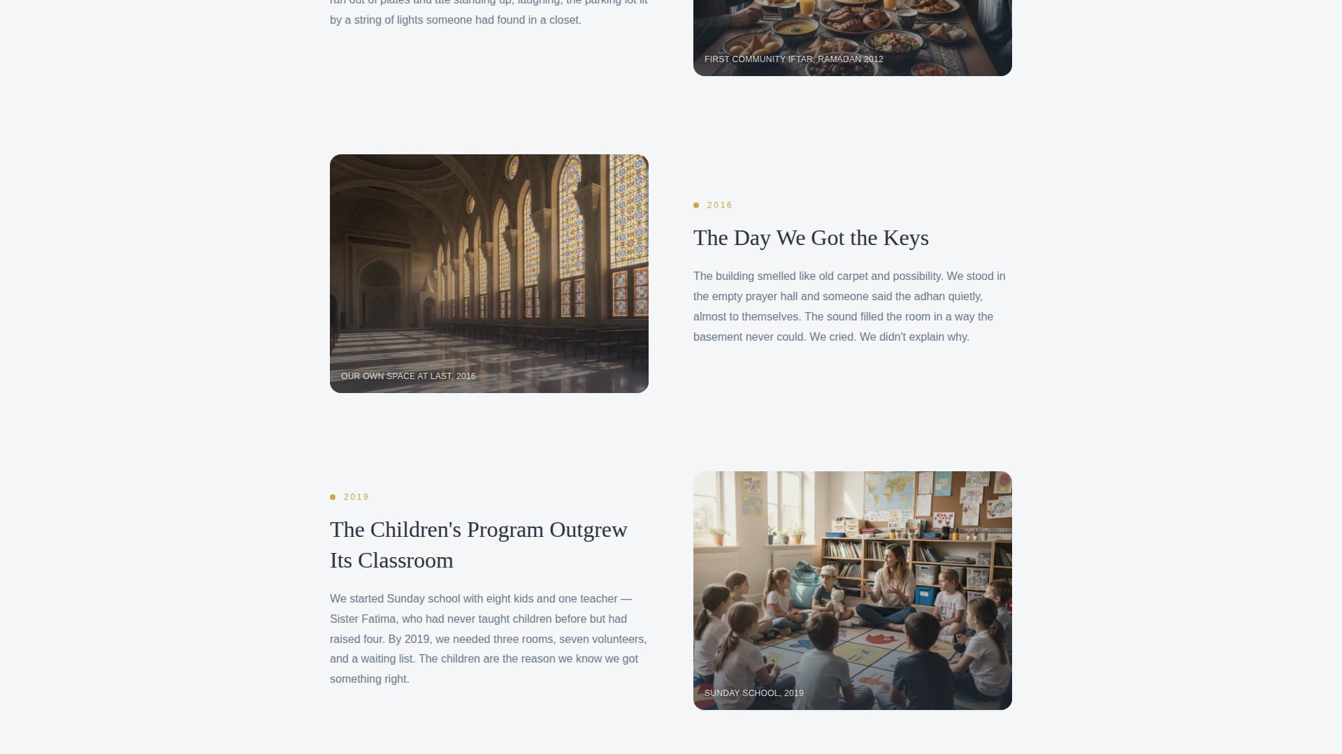 Minaret - Welcoming Mosque Landing Page Template