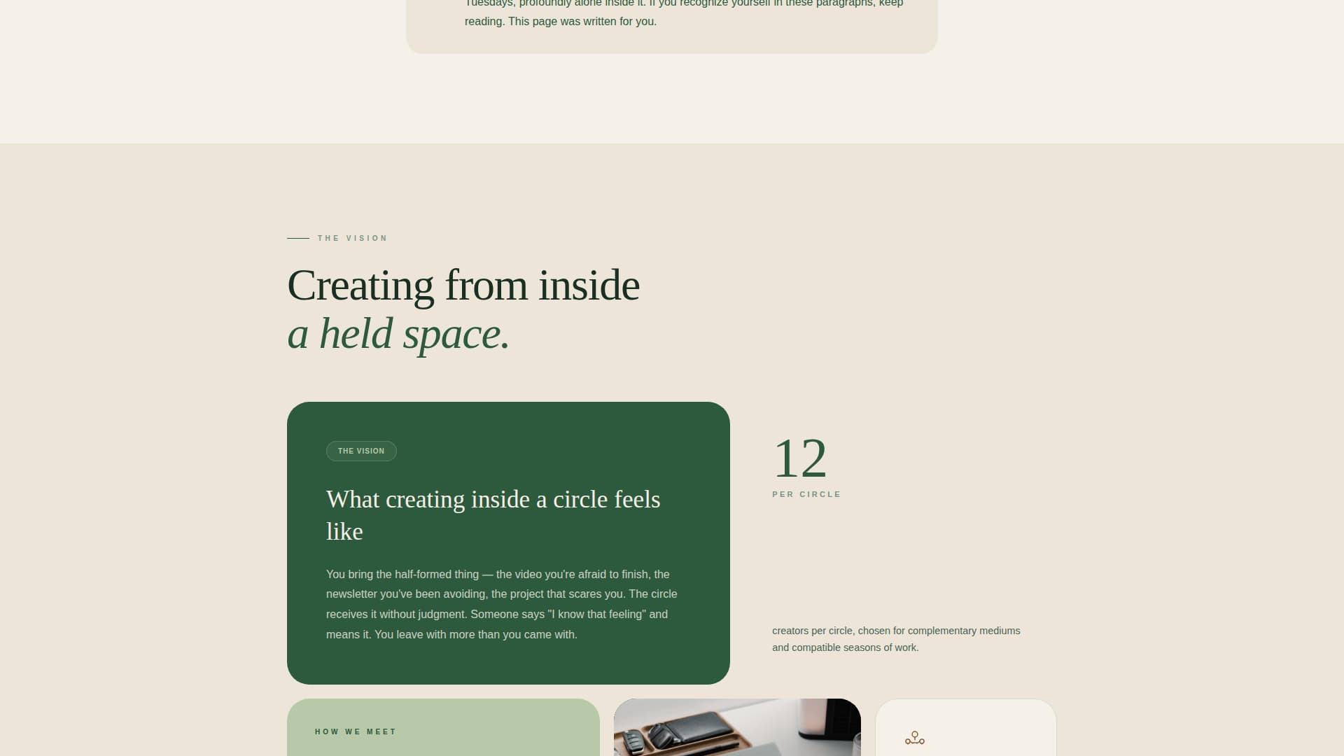 Commune - Restorative Creators Landing Page Template