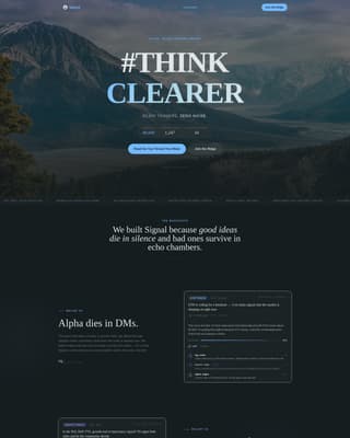 Signal - Powerful Cryptotraders Landing Page Template