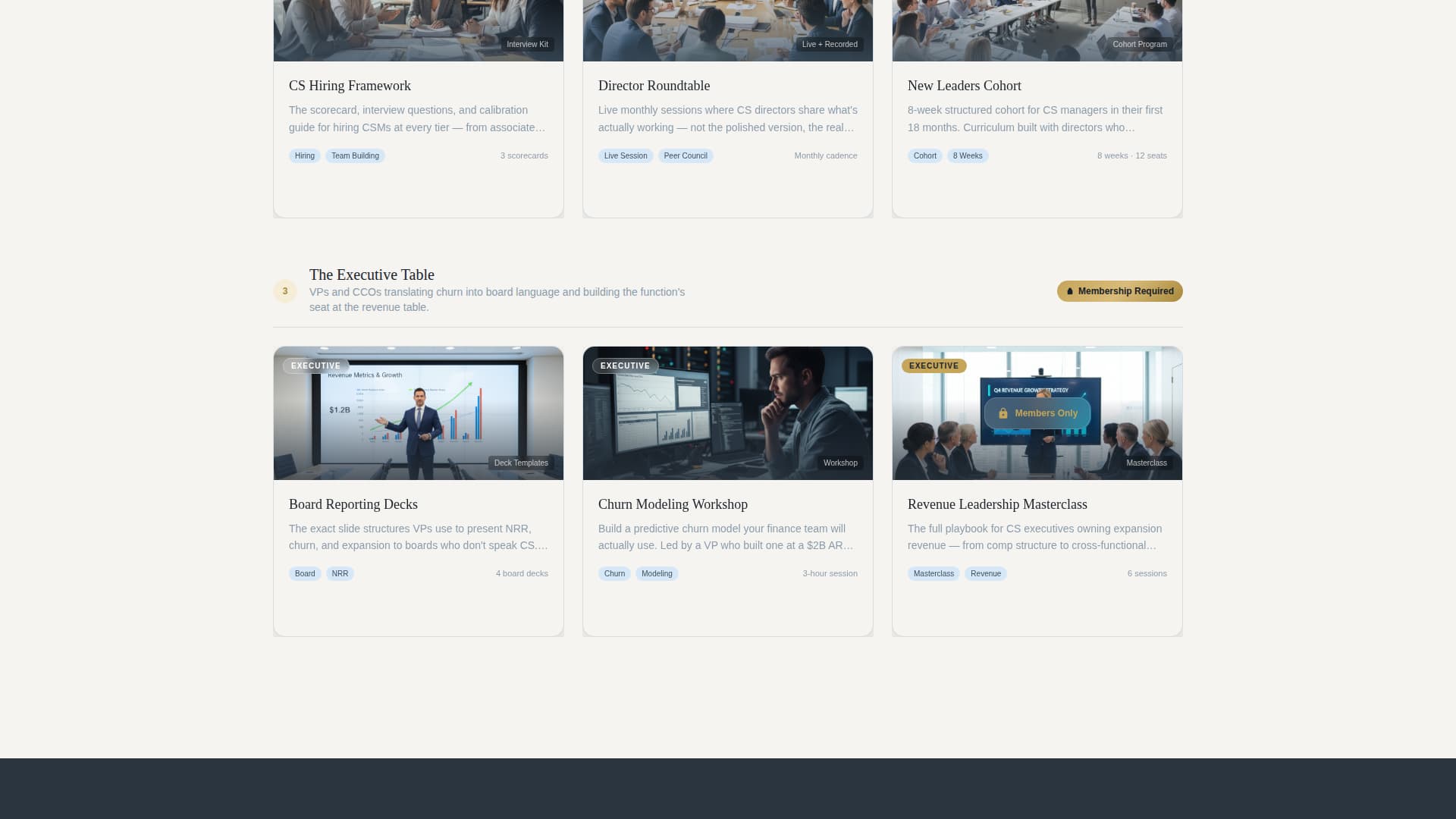 Convene - Elite Customersuccess Landing Page Template