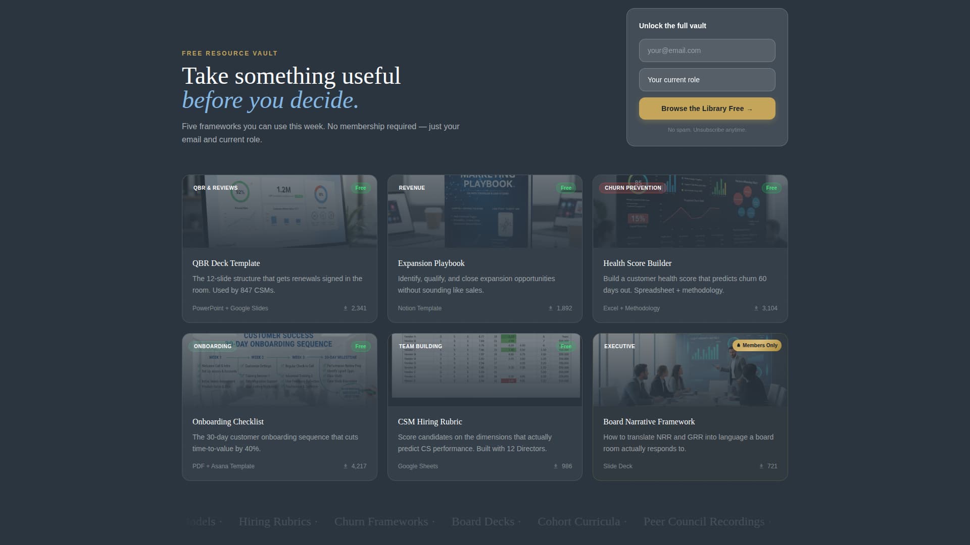 Convene - Elite Customersuccess Landing Page Template