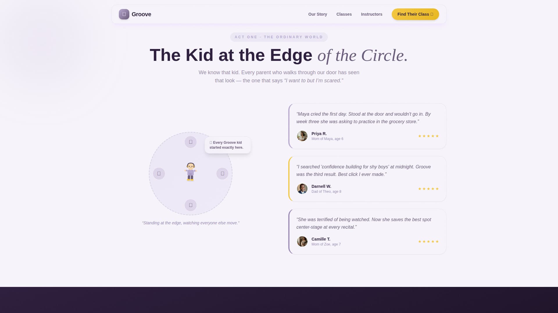 Groove - Empowering Dance Landing Page Template
