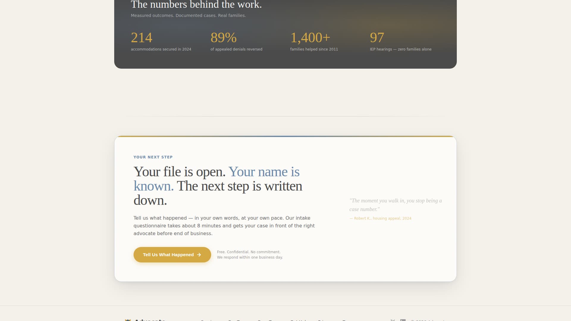 Advocacy & Social Campaign Reviews & Social Proof Website Template