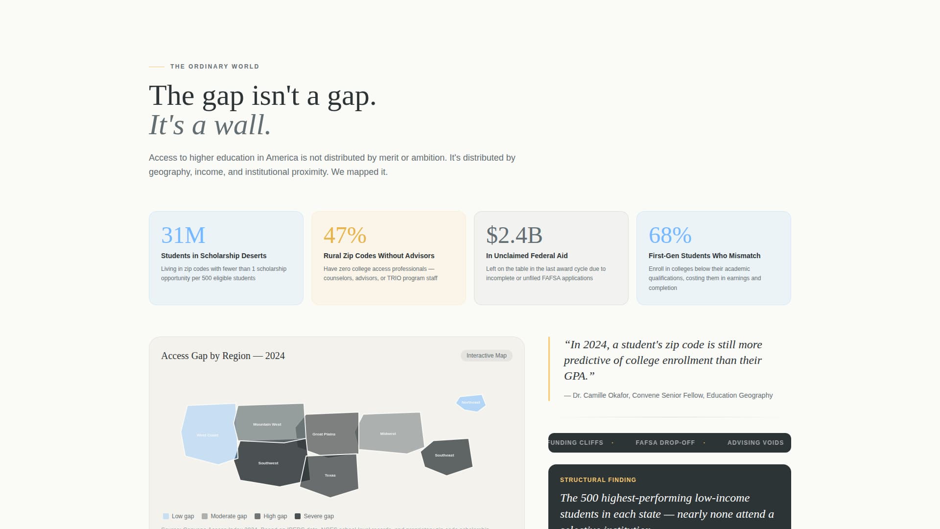 Convene - Powerful Educationaccess Landing Page Template