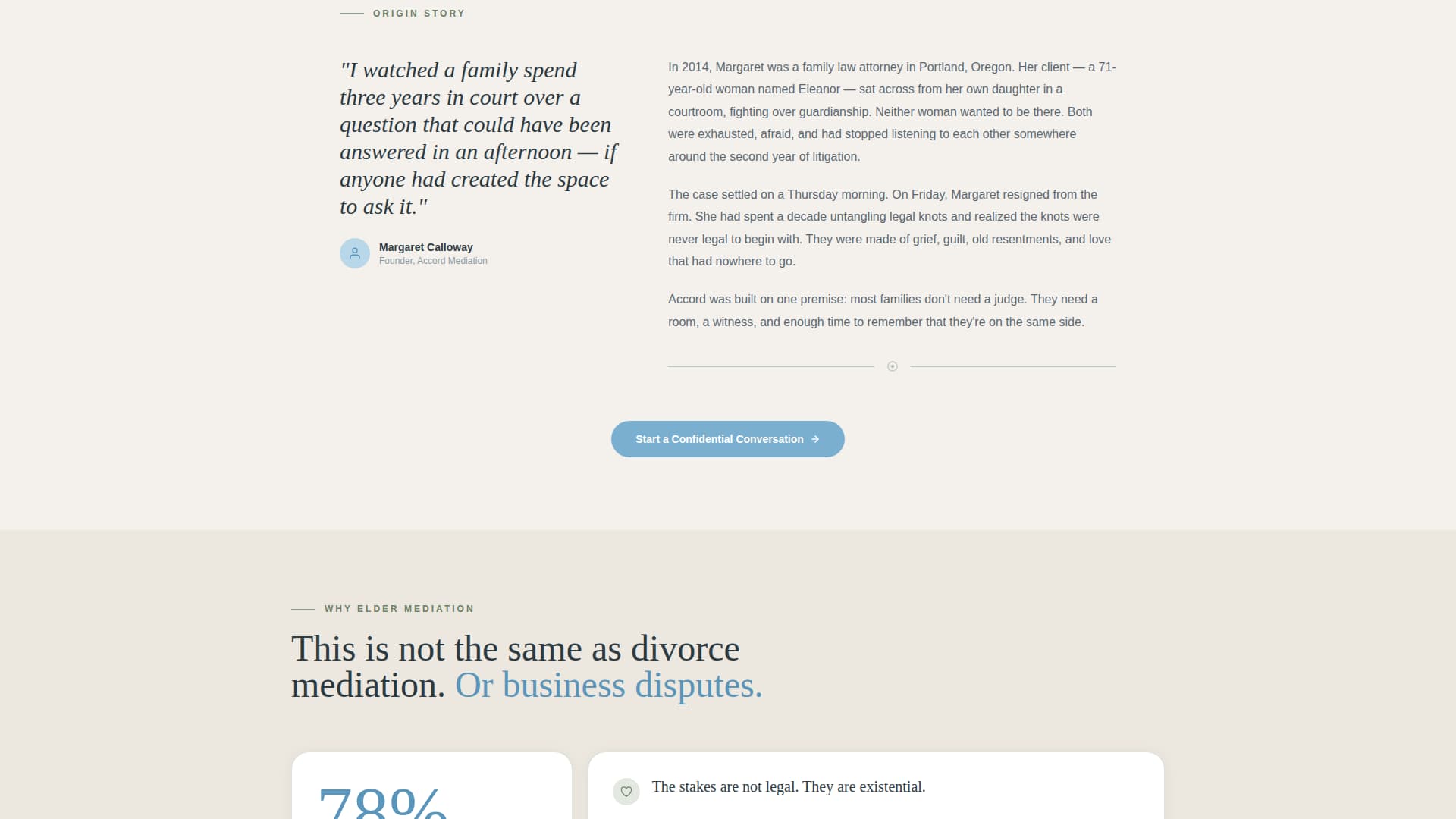 Senior & Elder Professional Website Template
