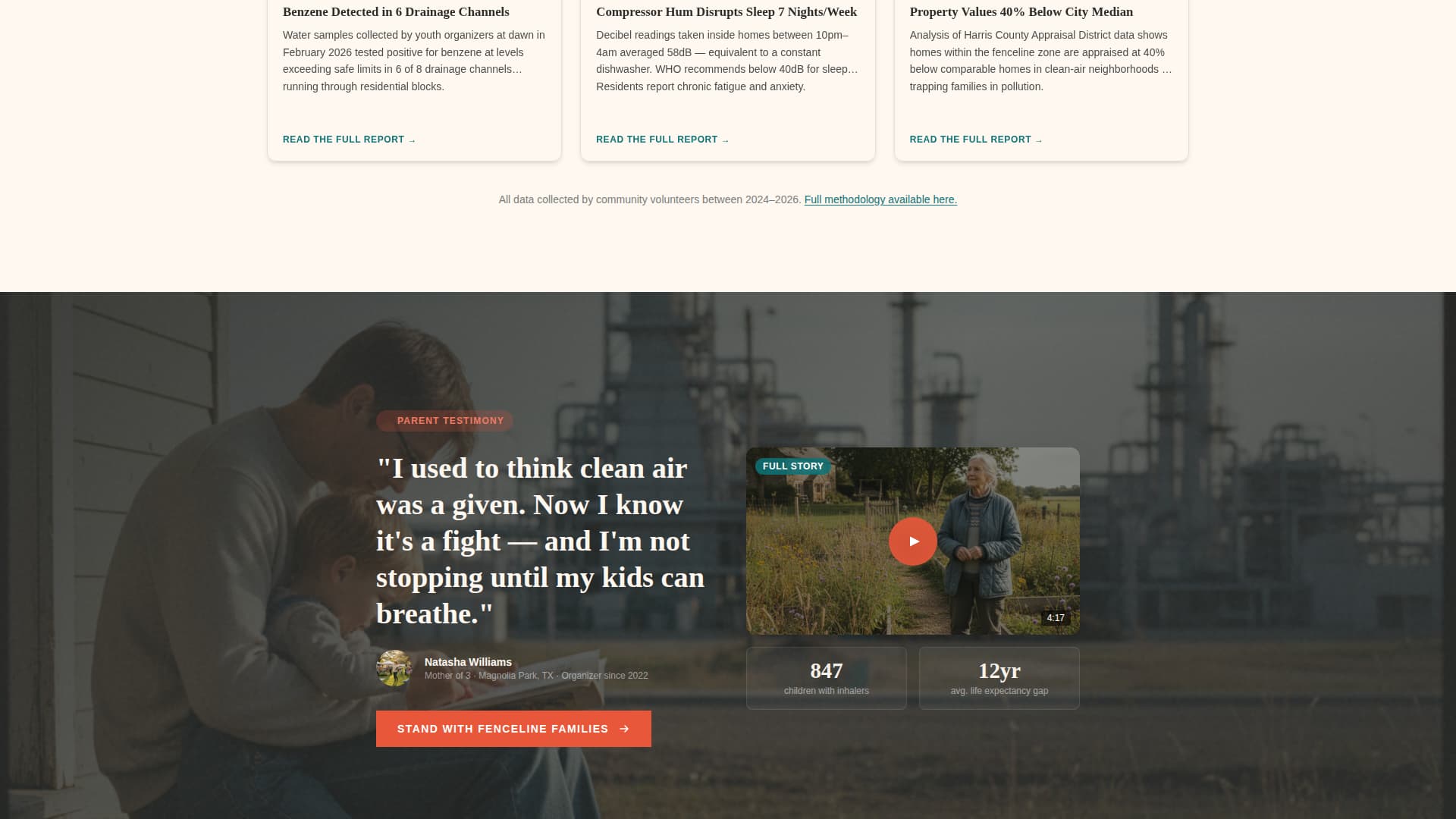 Specialist Advocacy & Social Campaign Reviews & Social Proof Website Template