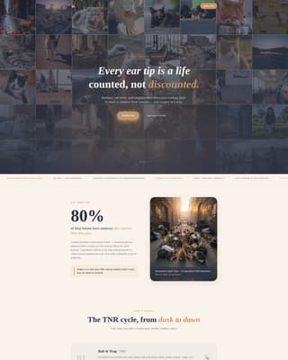 Animal Welfare & Protection Professional Website Template