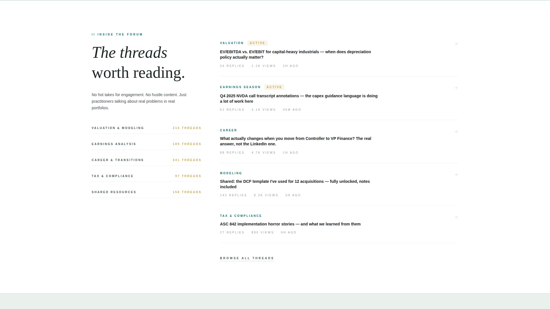 Ledger - Inspiring Financeprofessionals Landing Page Template