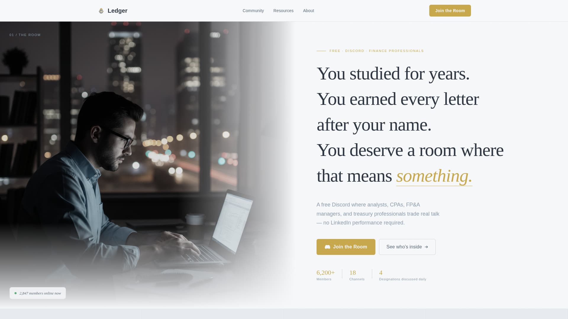 Ledger - Trusted Finance Landing Page Template
