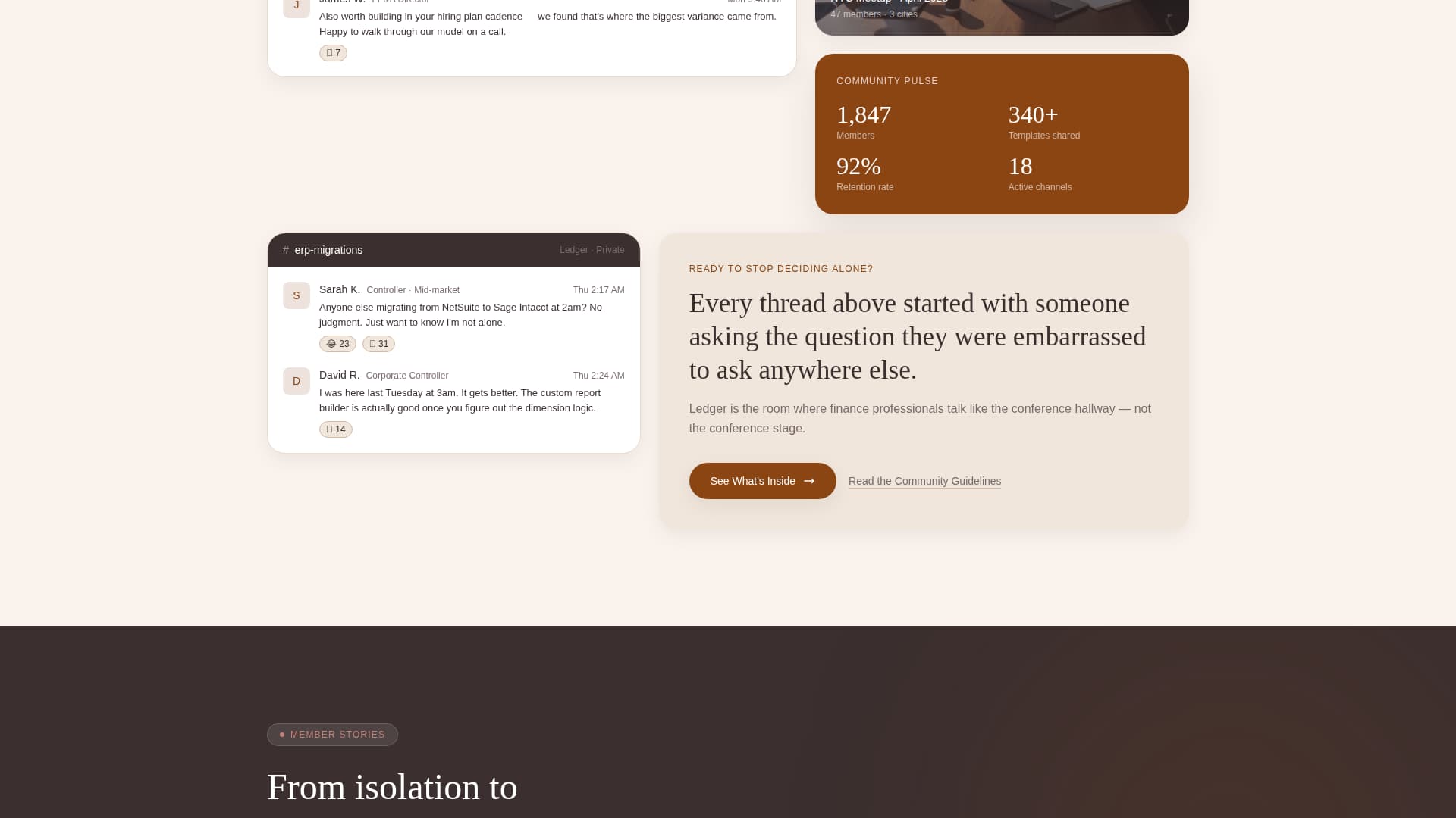 Vault — Elite Financial Advisory Landing Page Template