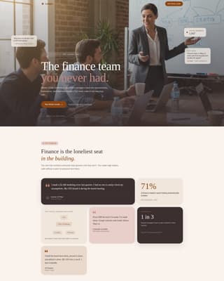 Vault — Elite Financial Advisory Landing Page Template