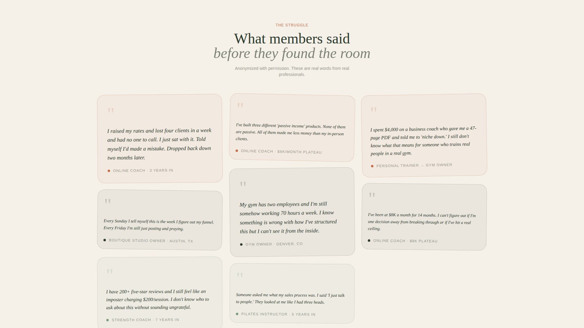 Forge - Inspiring Fitnessprofessionals Landing Page Template