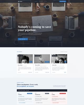 Freelancers Community Professional Website Template