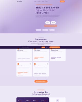 Circuit - Inspiring Robotics Landing Page Template
