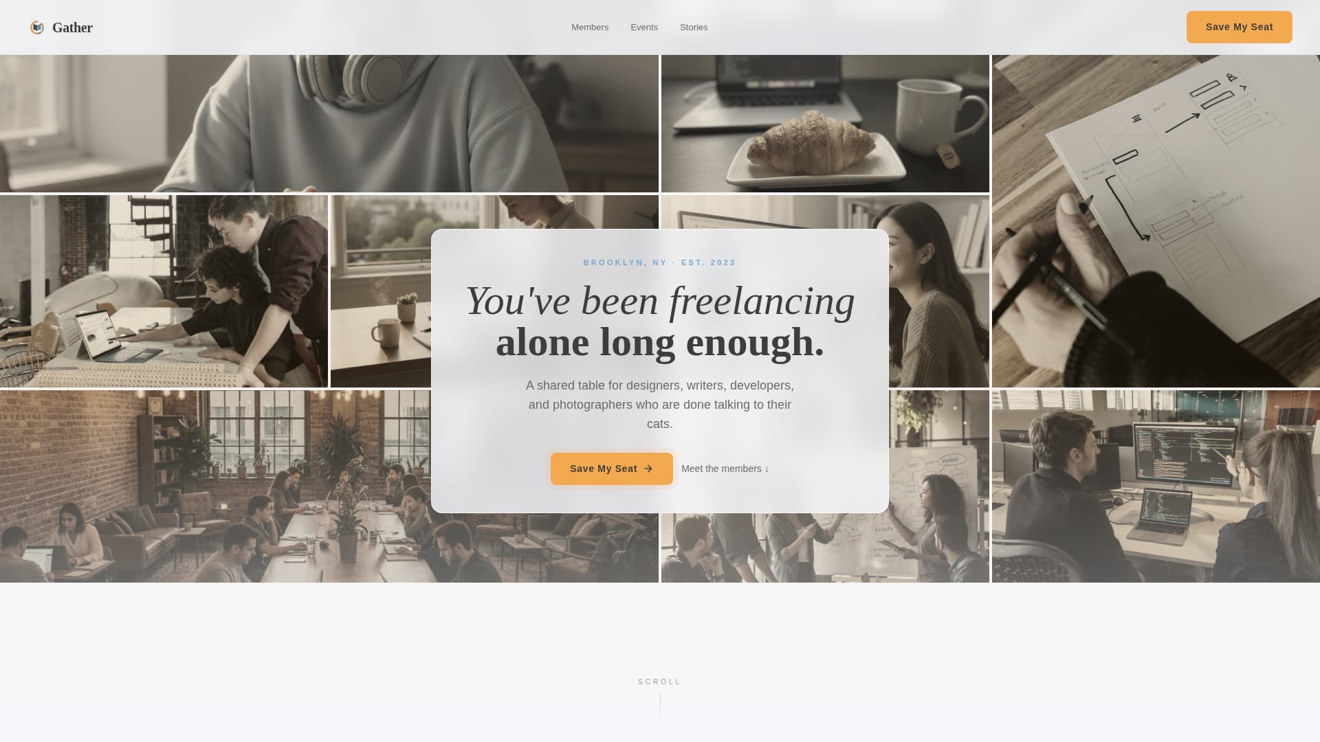 Specialist Freelancers Community Professional Website Template
