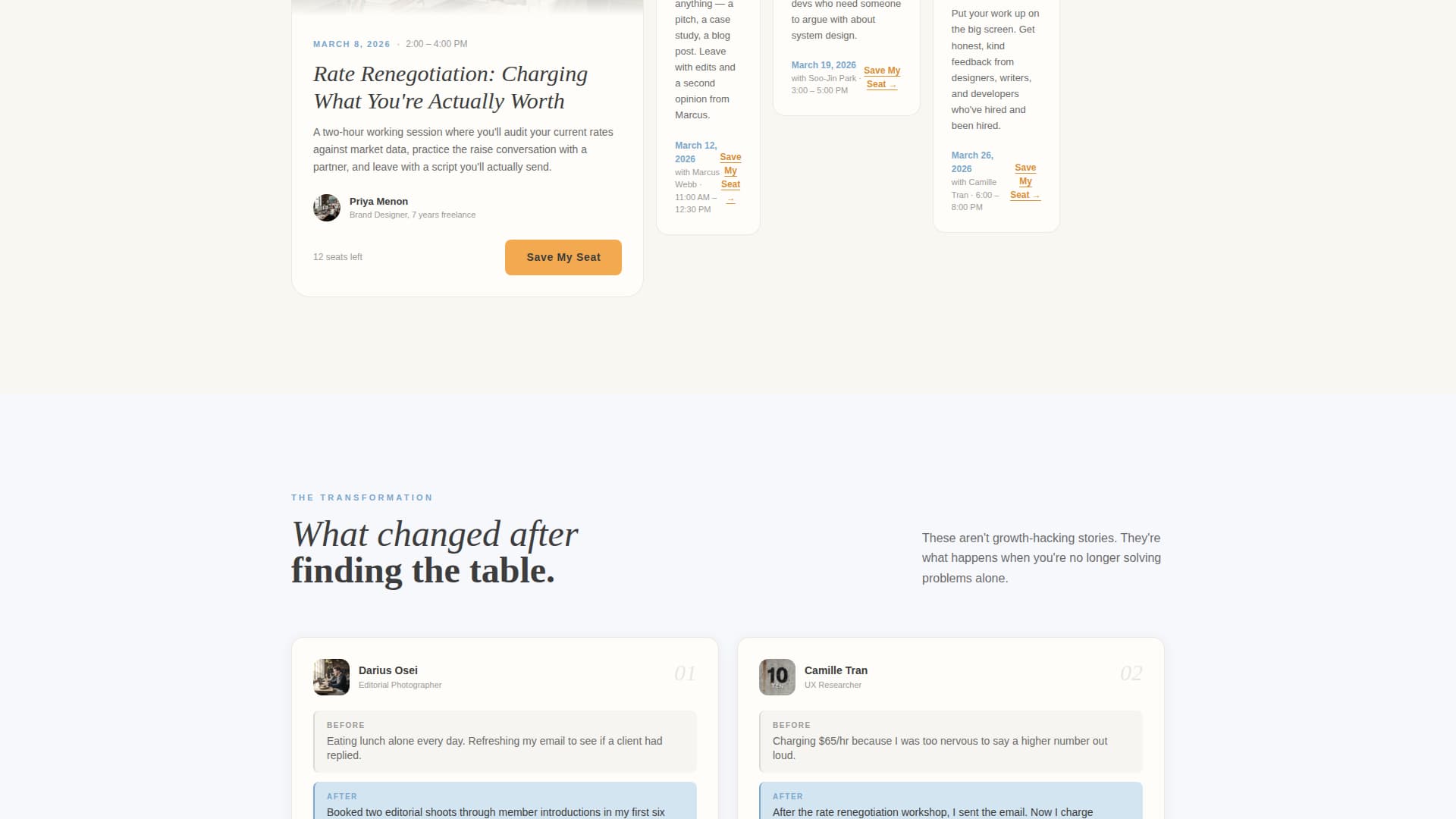 Specialist Freelancers Community Professional Website Template