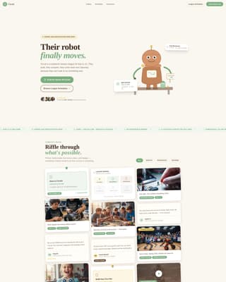 Circuit — Dynamic Robotics Education Landing Page Template