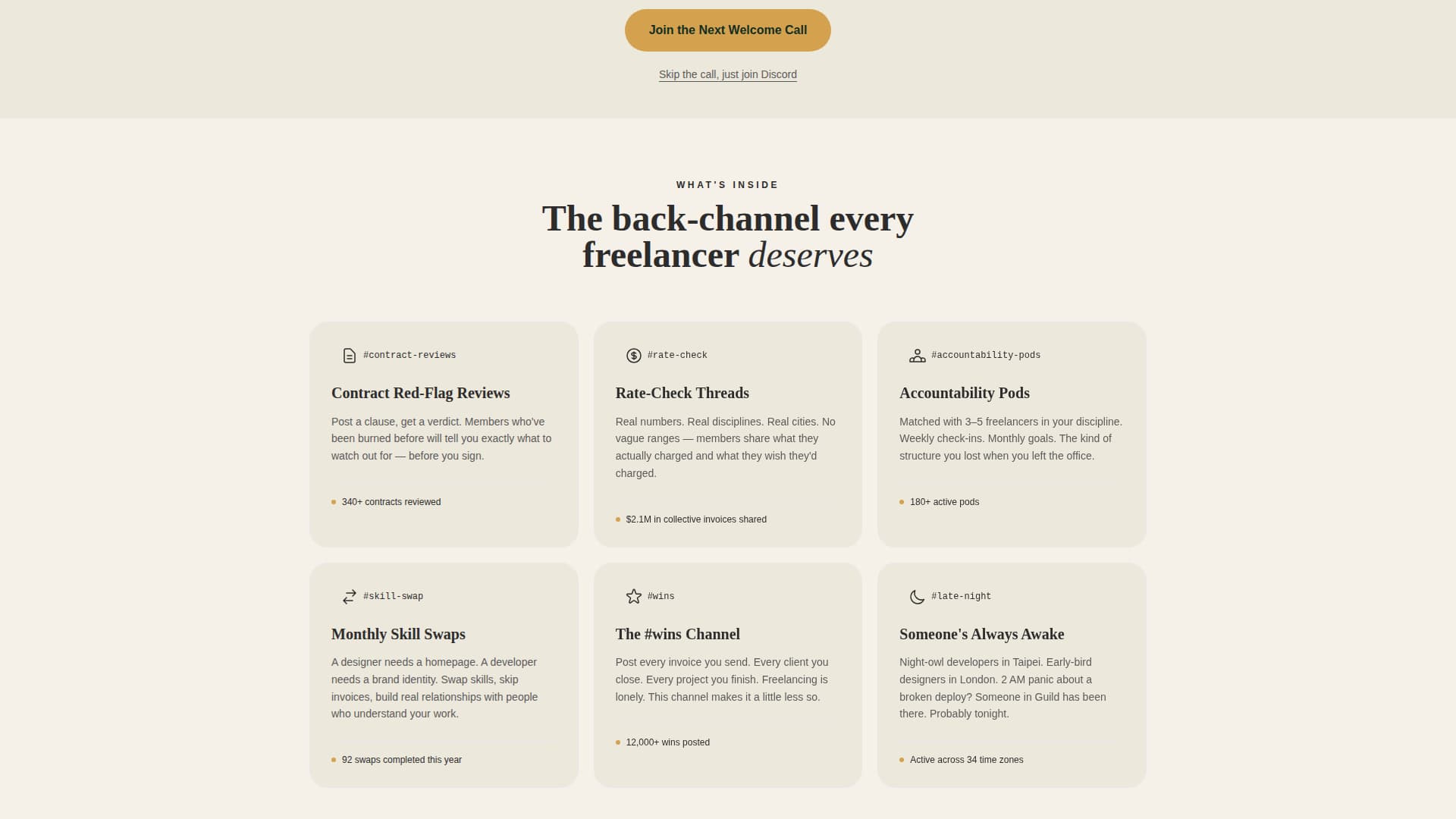 Specialist Freelancers Community Reviews & Social Proof Website Template