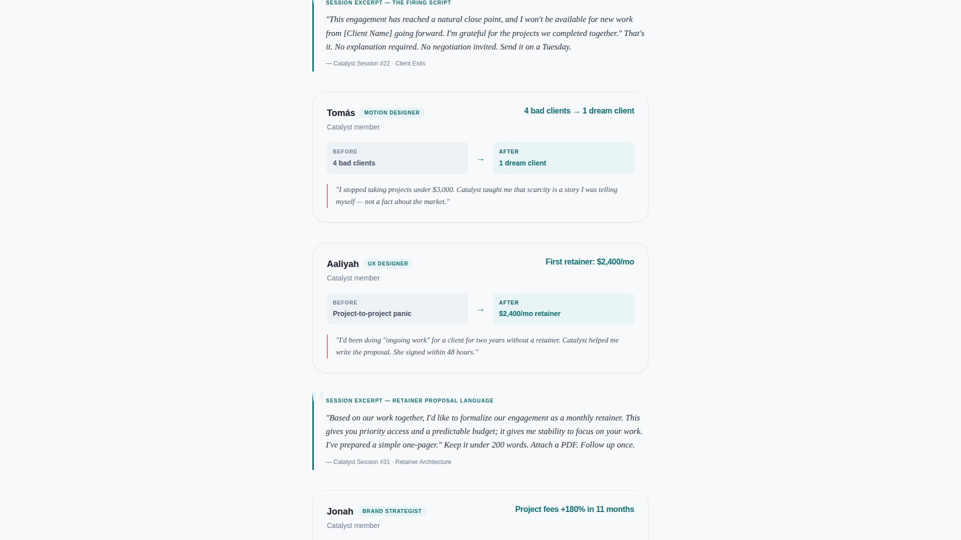 Freelancers Community Pricing & Packages Website Template