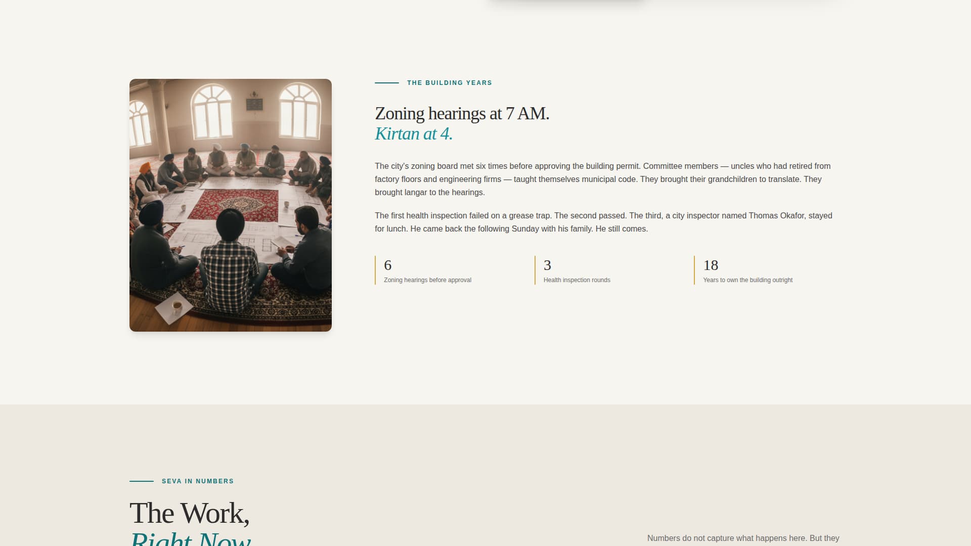 Sangat - Inspiring Gurdwara Landing Page Template