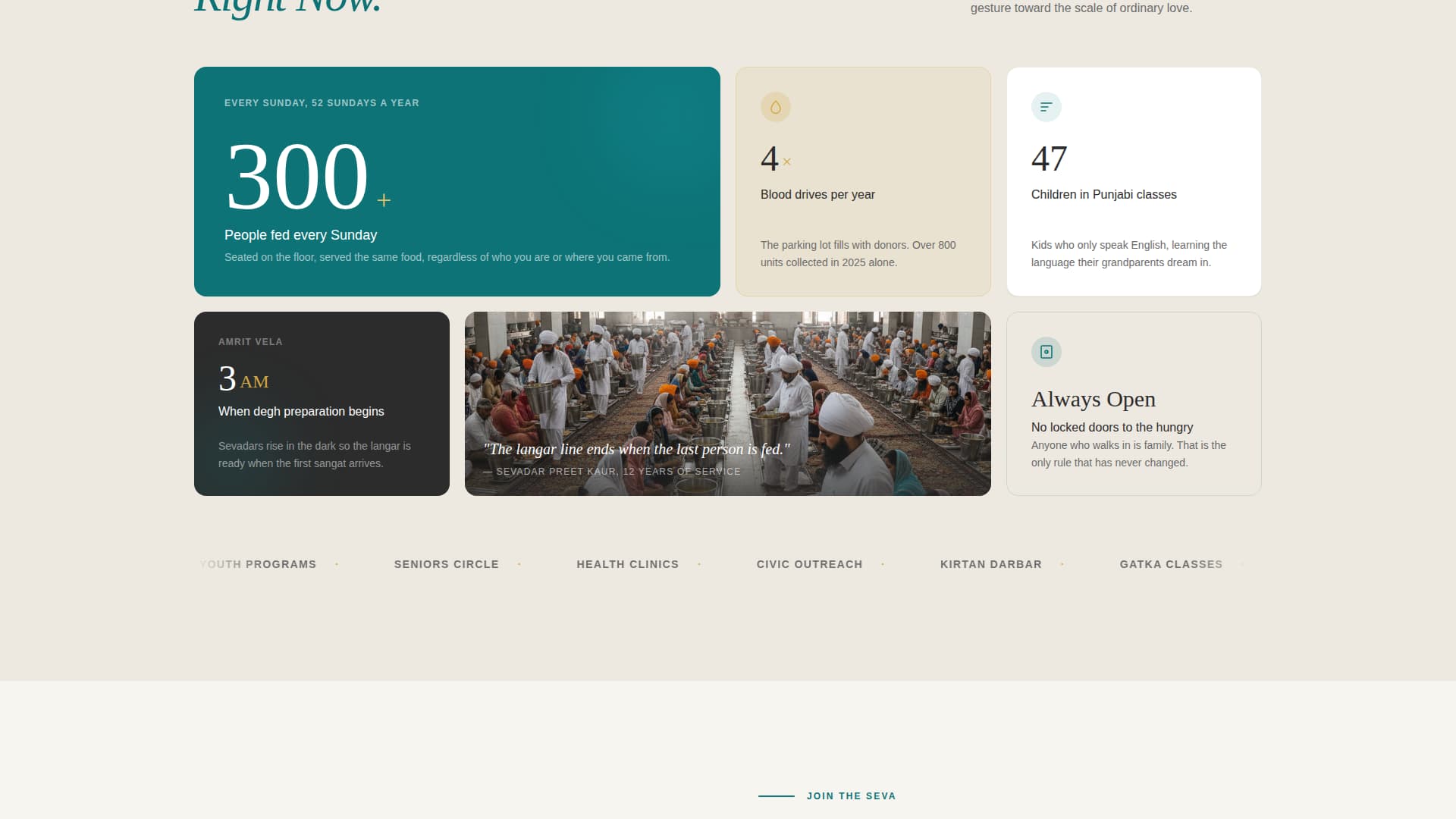 Sangat - Inspiring Gurdwara Landing Page Template
