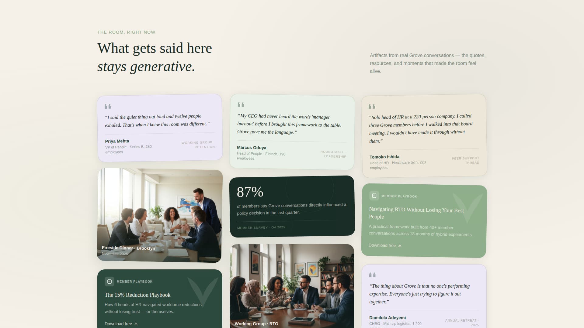 HR & People Leaders Community Specialist Professional Website Template