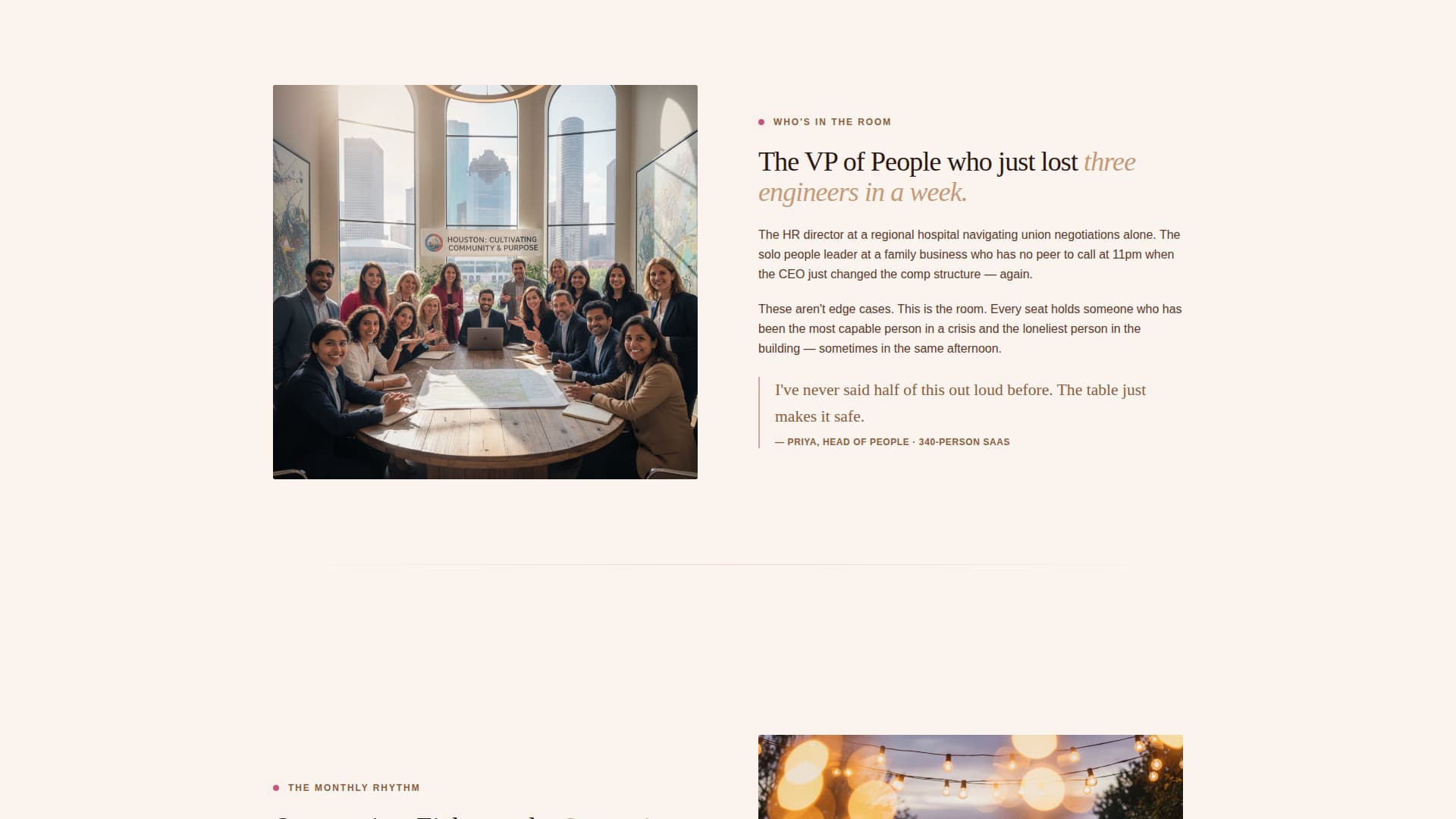 HR & People Leaders Community Advanced Professional Website Template