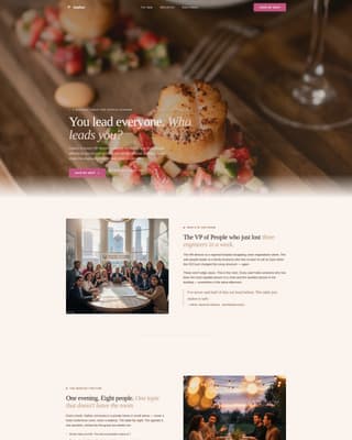 HR & People Leaders Community Advanced Professional Website Template