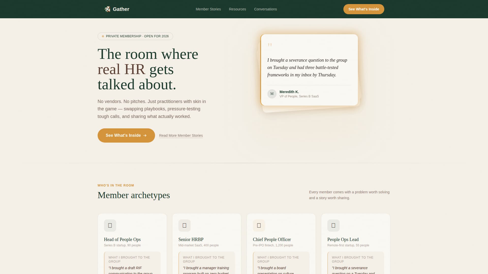 HR & People Leaders Community Reviews Website Template