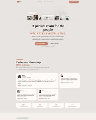 HR & People Leaders Community Professional Website Template