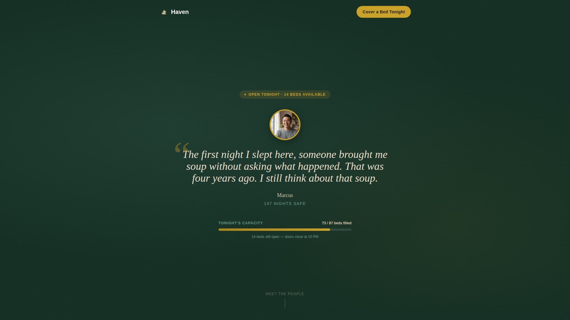 Sanctuary — Heartfelt Housing Support Landing Page Template