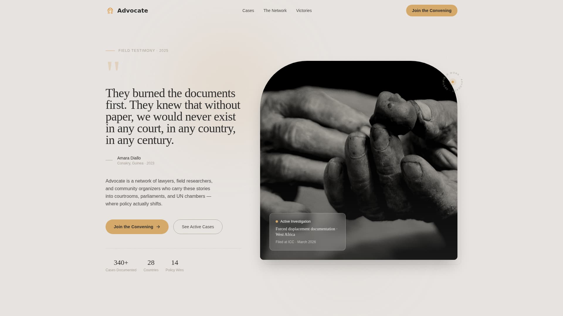 Empower — Compelling Civil Rights Landing Page Template