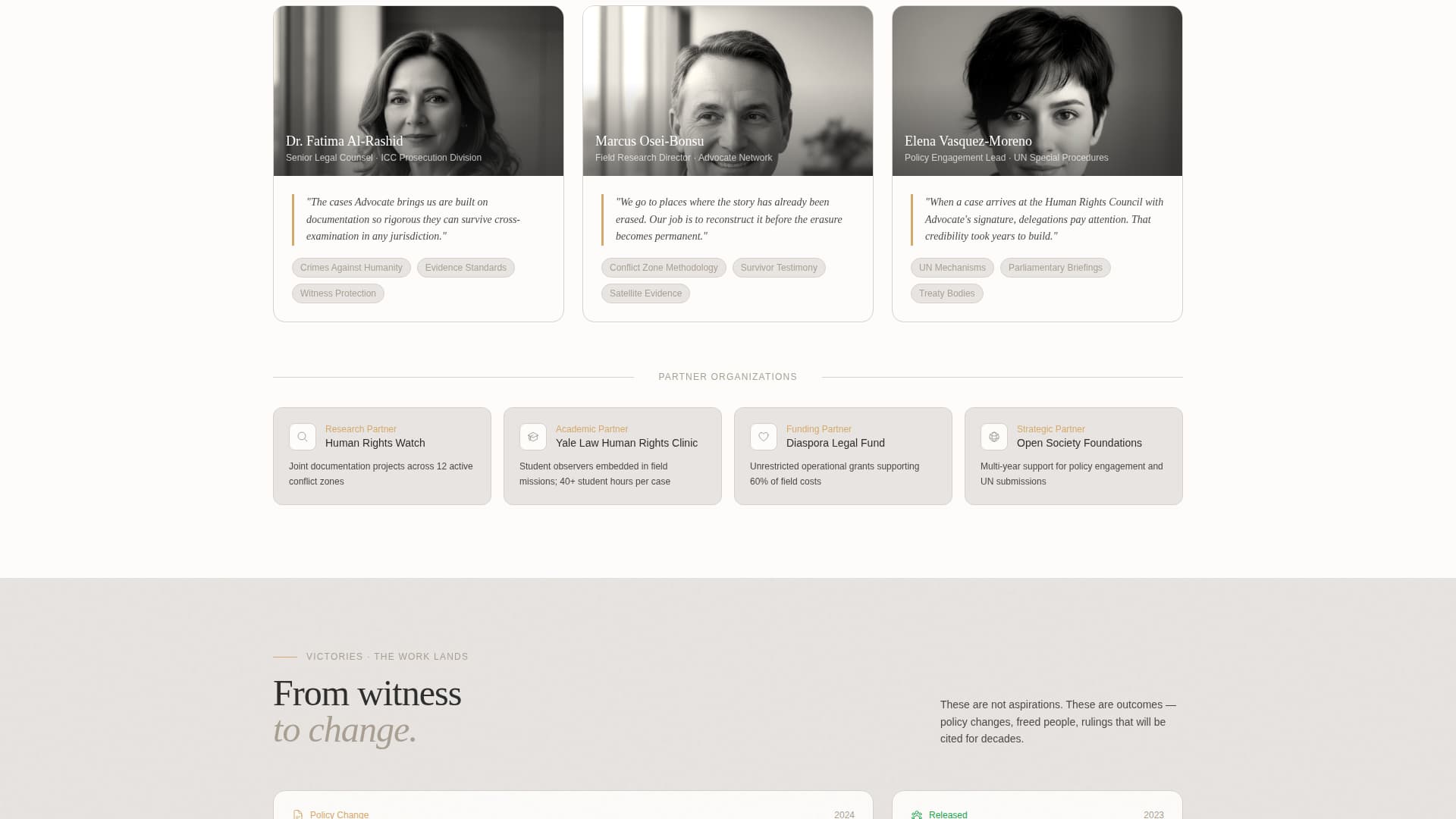 Empower — Compelling Civil Rights Landing Page Template