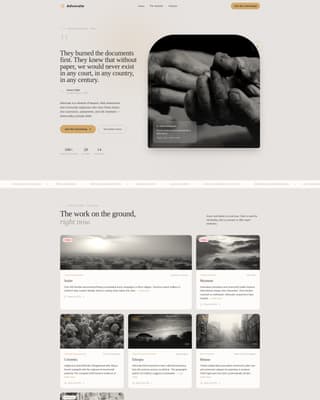 Empower — Compelling Civil Rights Landing Page Template