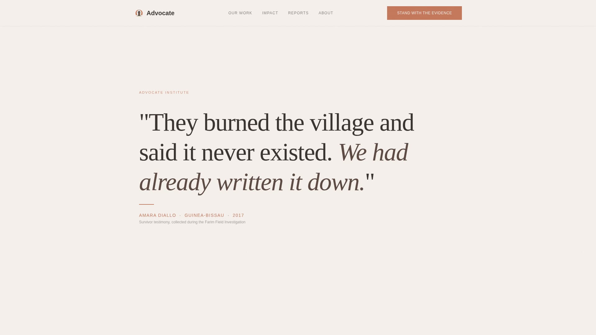 Empower — Compelling Rights Advocacy Landing Page Template