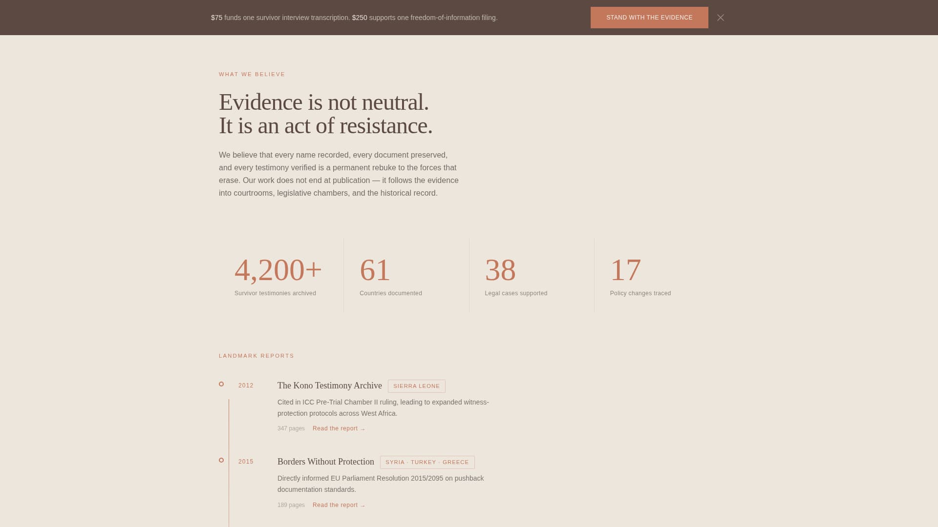 Empower — Compelling Rights Advocacy Landing Page Template
