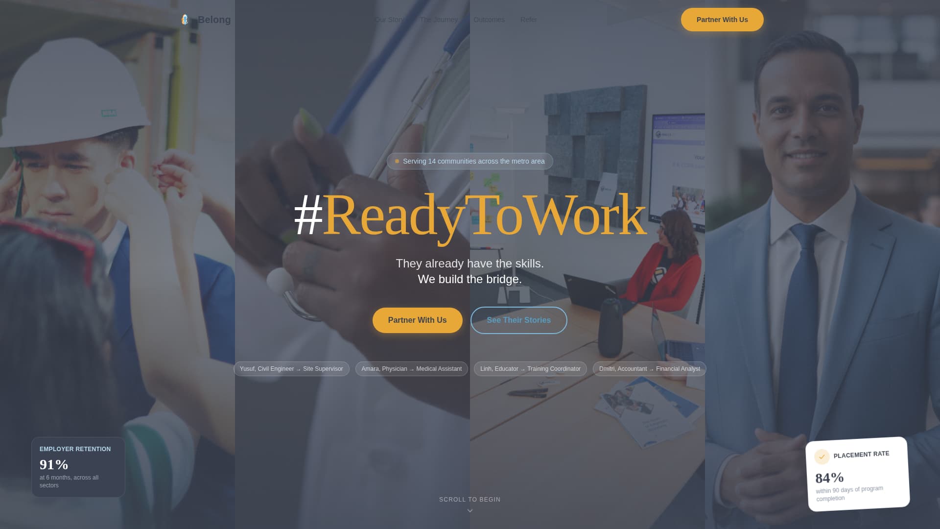 Immigrant & Refugee Support Professional Website Template