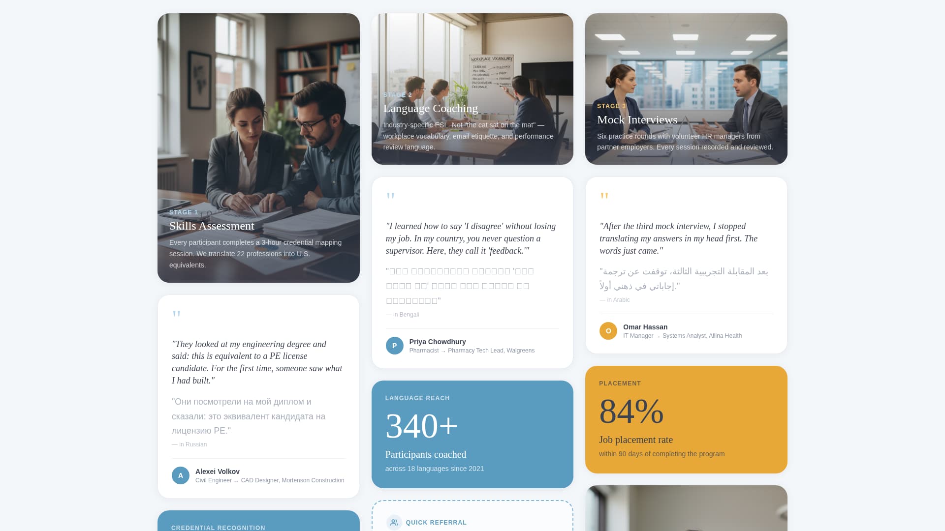 Immigrant & Refugee Support Professional Website Template