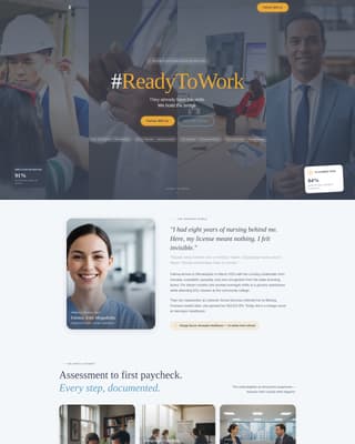 Immigrant & Refugee Support Professional Website Template