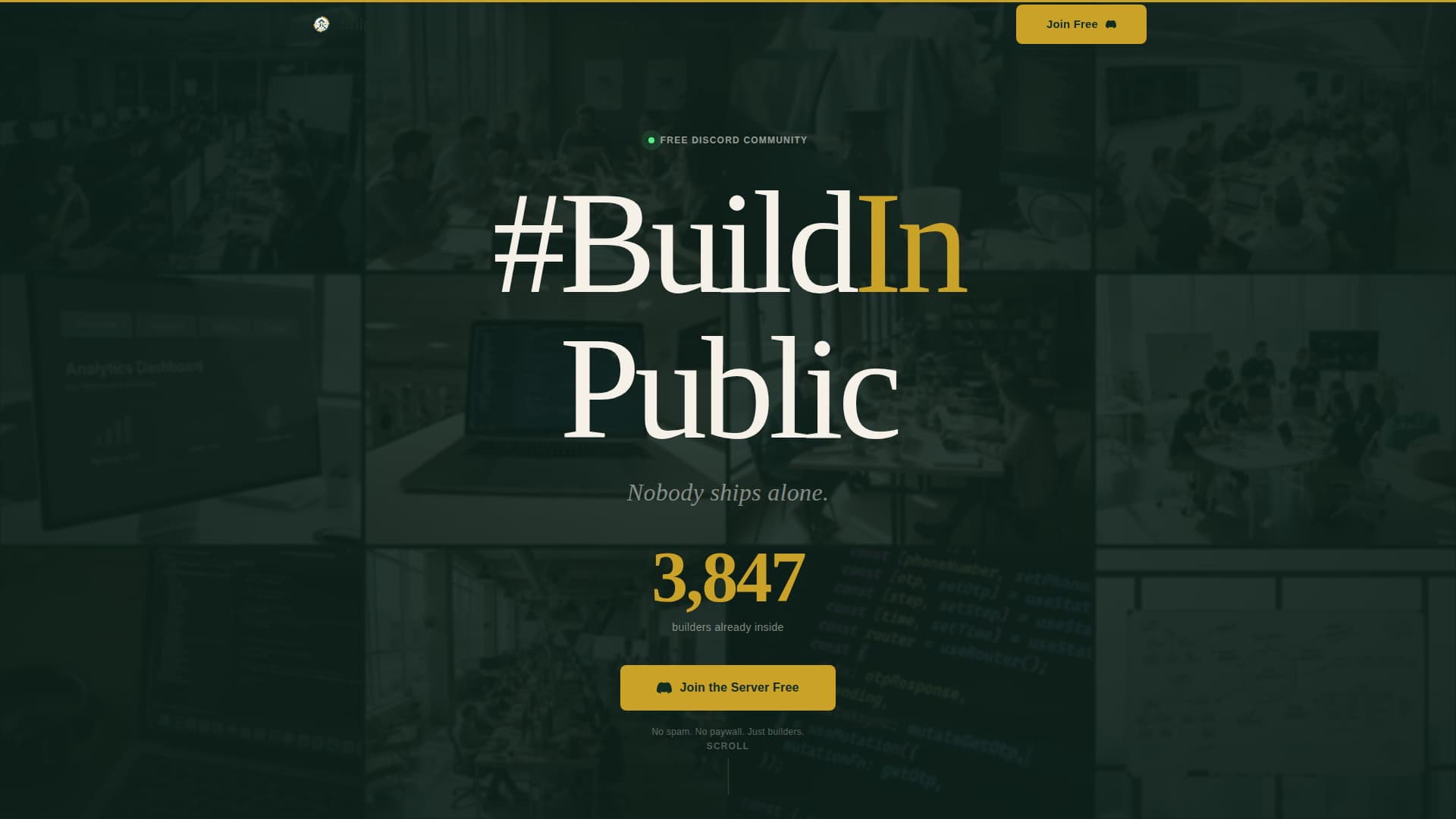 Indie Hackers Community Reviews Website Template