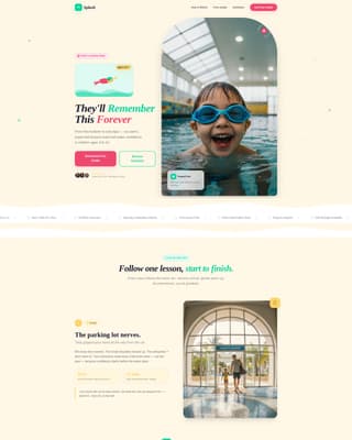 Splash — Delightful Aquatic Programs Landing Page Template