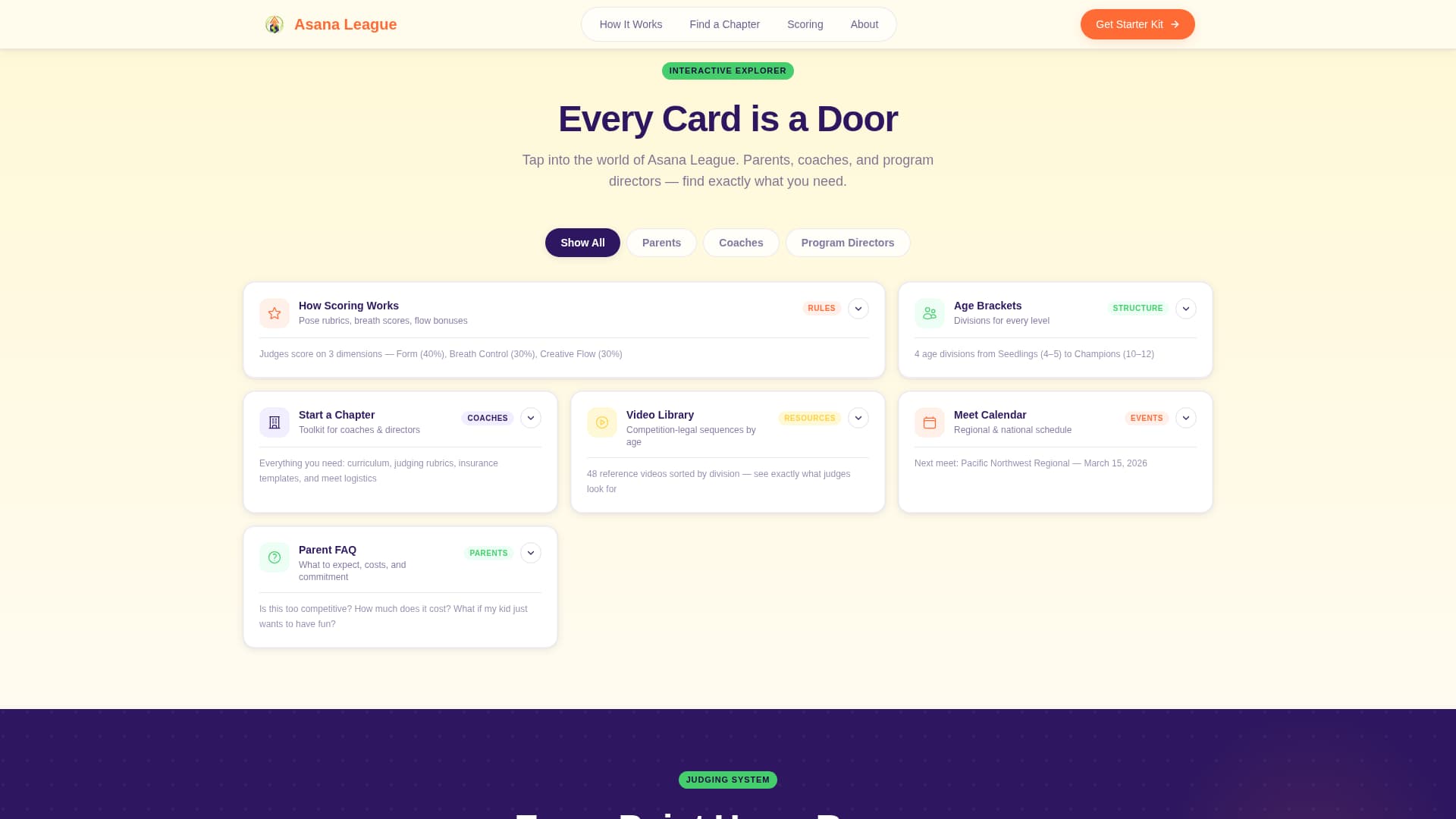 Kids Yoga for Kids Professional Website Template