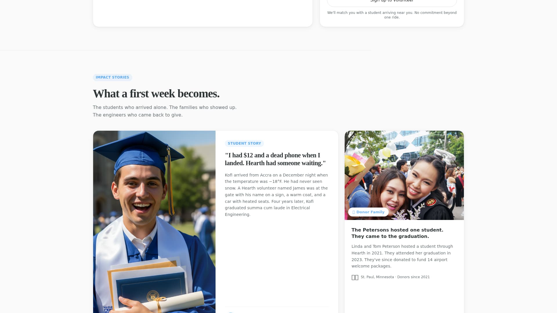 Immigrant & Refugee Support Reviews & Social Proof Website Template