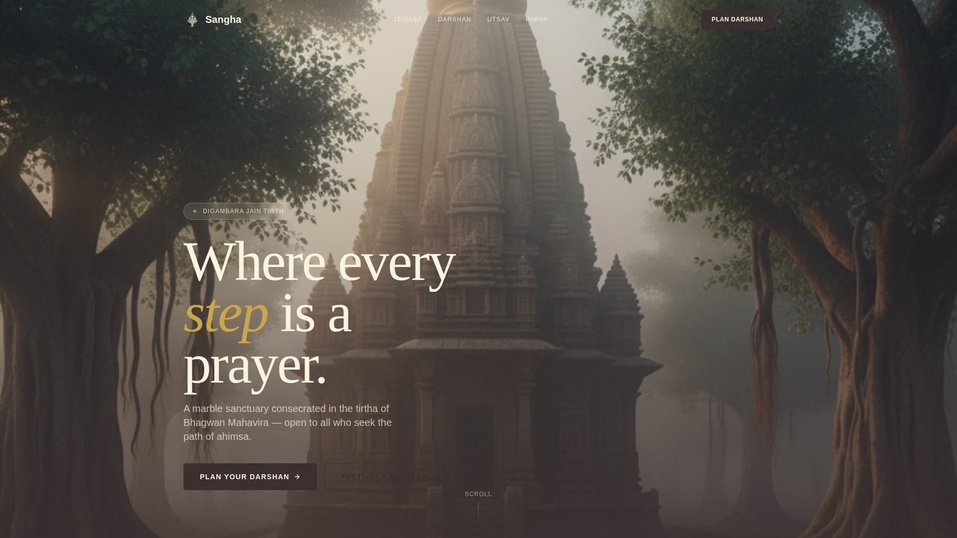 Specialist Temple & Hindu Organization Appointment Booking Website Template