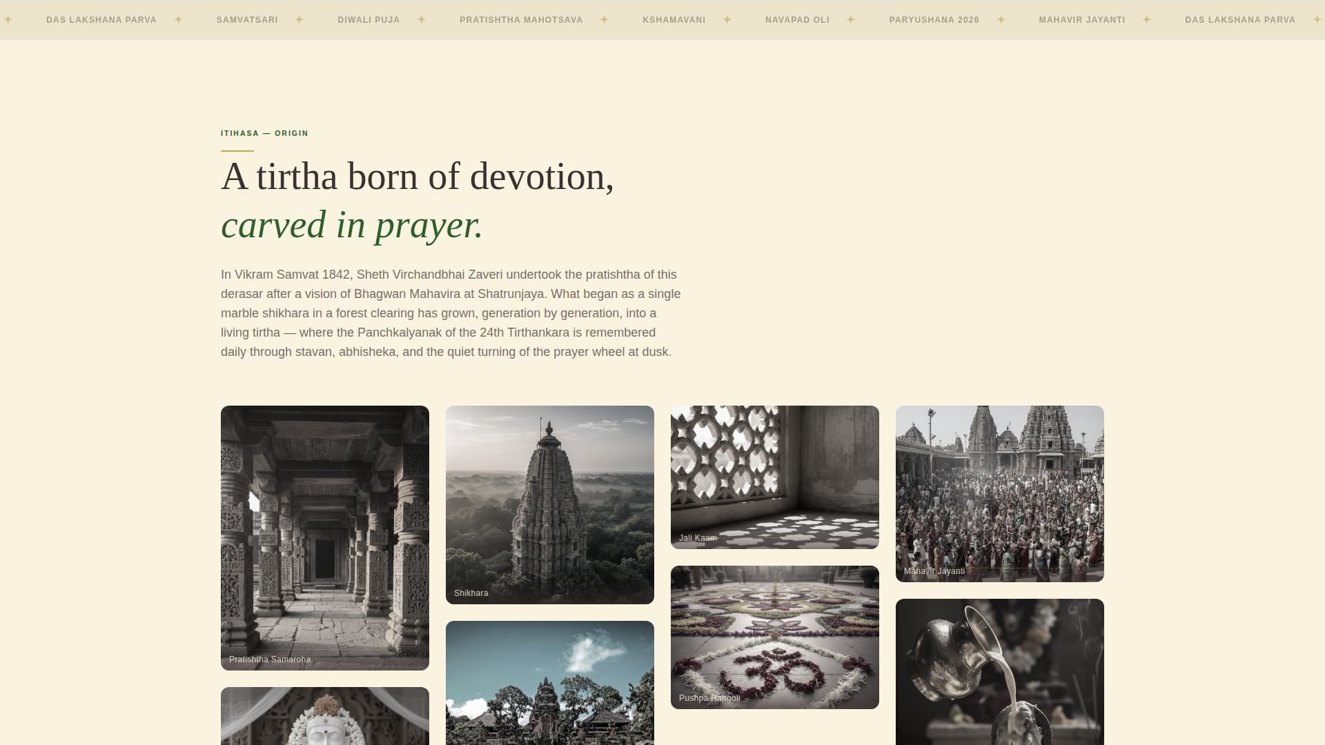 Specialist Temple & Hindu Organization Appointment Booking Website Template