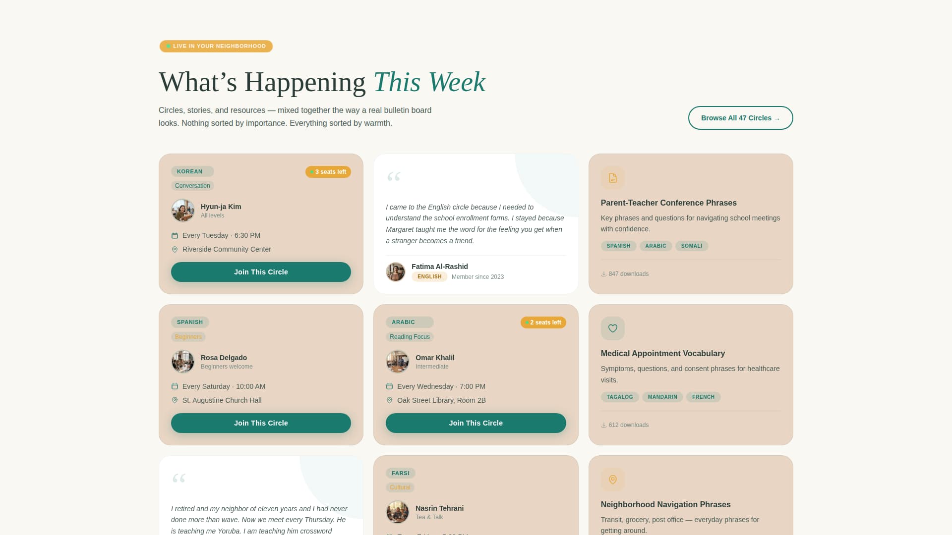 Lingua - Vibrant Exchange Landing Page Template