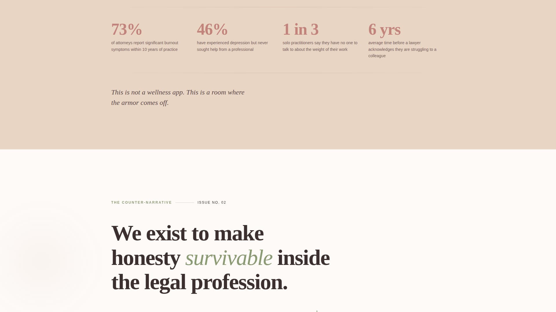 Practicehealing - Restorative Lawyers Landing Page Template