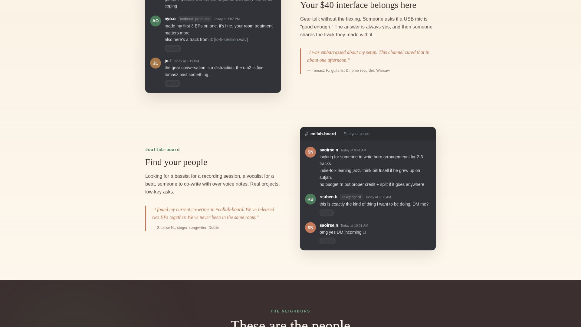 Specialist Musicians Community Professional Website Template