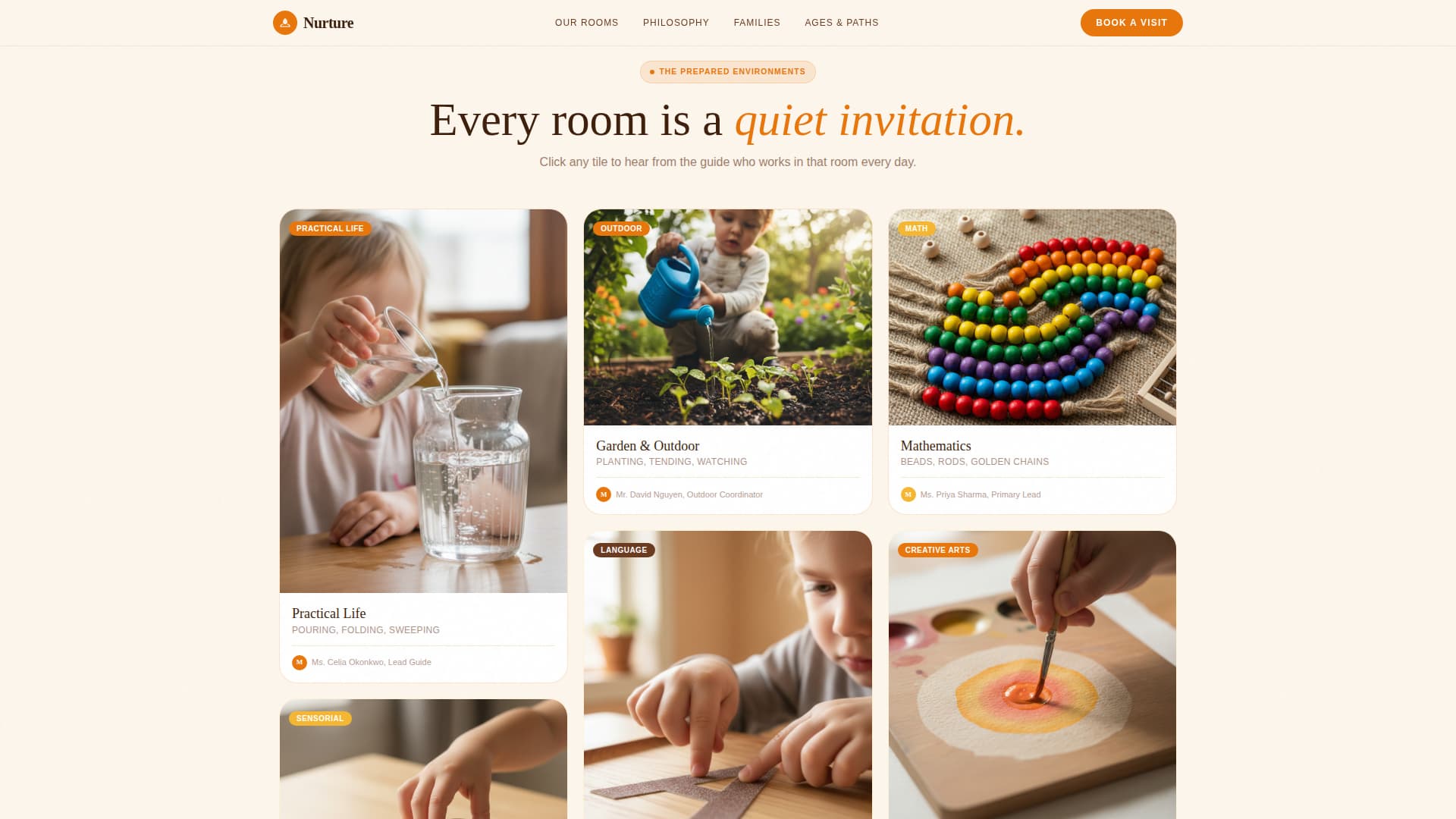 Daycare & Childcare Booking Website Template